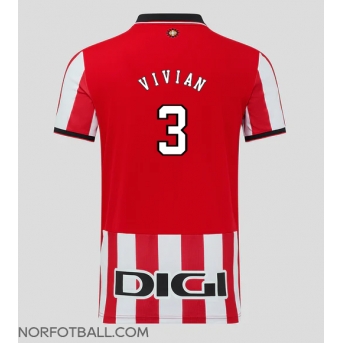 Billige Fotballdrakt Athletic Bilbao Dani Vivian #3 Replika Hjemmedrakt 2025-26 Kortermet